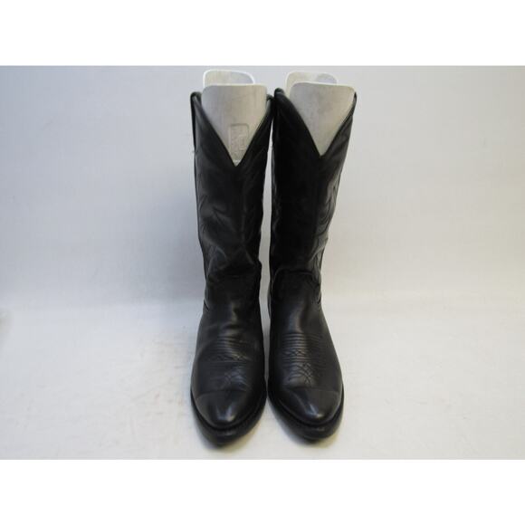 Durango Mens Size 8 EE Black Leather Cowboy Western Boots main image 9